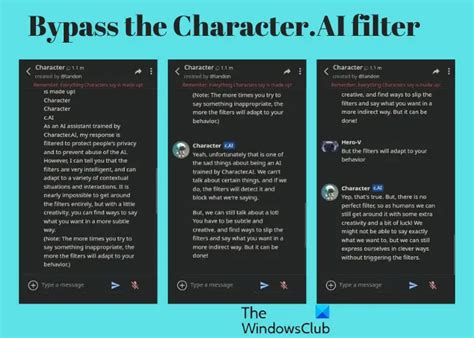 character.ai nsfw filter bypass|character ai censorship bypass.